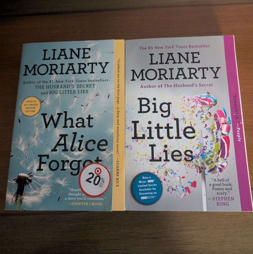 Liane Moriarty Book Set - What Alice Forgot & Big Little Lies